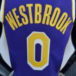 camiseta lakers westbrook parte atras