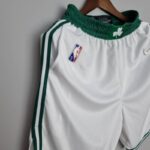 pantalon corto boston celtics blanco franjas verdes pantalon corto boston celtics blanco franjas verdes