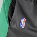 pantalon corto boston celtics negro verde diseño lateral