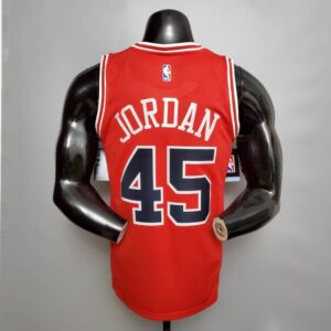 camiseta-chicago-bulls-roja-dorsal-Jordan-45