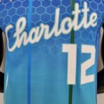 camiseta hornets azul city diseño 2