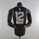 camiseta negra Memphis grizzlies dorsal 12 morant camiseta negra Memphis grizzlies dorsal 12 morant