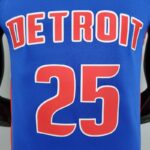 camiseta pistons azul diseño 2