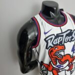 camiseta raptors blanca diseño lateral con bordes azules y rojojs camiseta raptors blanca diseño lateral con bordes azules y rojojs