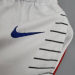 pantalon corto blanco clippers diseño lateral y logo nike pantalon corto blanco clippers diseño lateral y logo nike
