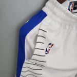 pantalon corto blanco clippers lineas negras diseño lateral franjas azules , nike pantalon corto blanco clippers lineas negras diseño lateral franjas azules , nike