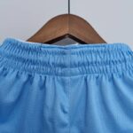 pantalon corto celeste clippers cintura celeste espaldar pantalon corto celeste clippers cintura celeste espaldar