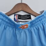 pantalon corto celeste clippers cintura delantera pantalon corto celeste clippers cintura delantera