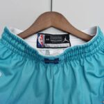pantalon corto hornets azul cintura delantera celeste y etiqueta pantalon corto hornets azul cintura delantera celeste y etiqueta