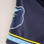 pantalon corto memphis azul marino diseño lateral