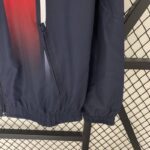 chaqueta reversible del real madrid blanco y negro manga