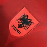 Camiseta Eurocopa Albania 2024 primera equipación escudo
