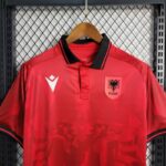 Camiseta Eurocopa Albania 2024 primera equipación pecho