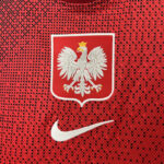 Camiseta Eurocopa Polonia 2024 segunda equipación escudo