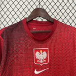 Camiseta Eurocopa Polonia 2024 segunda equipación pecho
