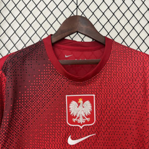 Camiseta Eurocopa Polonia 2024 segunda equipación pecho