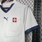Camiseta Eurocopa Suiza 2024 segunda equipación manga Camiseta Eurocopa Suiza 2024 segunda equipación manga