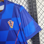 camiseta segunda equipación croacia eurocopa 2024 manga