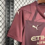 Camiseta tercera equipación Manchester city manga.