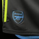 Pantalón corto Arsenal negro Escudo 2024 Pantalón corto Arsenal negro Escudo 2024