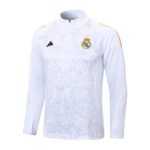 Chandal Real Madrid Blanco y Negro 2024-2025 chaqueta Chandal Real Madrid Blanco y Negro 2024-2025 chaqueta
