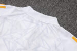 Chandal Real Madrid Blanco y Negro 2024-2025 cuello