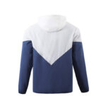 Chaqueta Gabardina Real Madrid Blanco-Azul dorsal