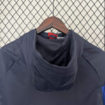 Cortavientos FC Barcelona Negro-Azul 2024-2025 Dorsal