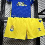 equipacion UD Las Palmas 2024-2025 Segunda Equipación Niños parte delantera equipacion UD Las Palmas 2024-2025 Segunda Equipación Niños parte delantera