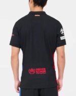 segunda equipacion barcelona 2024 - 2025 negra - version jugador - dorsal