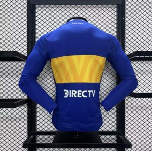 Camiseta Boca Juniors Manga Larga Primera Equipacion 2024-2025 dorsal