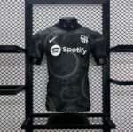 Camiseta FC Barcelona Negro Version Jugador 2024-2025 Camiseta FC Barcelona Negro Version Jugador 2024-2025