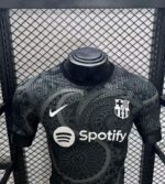 Camiseta FC Barcelona Negro Version Jugador 2024-2025 pecho