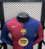 Camiseta Manga Larga FC Barcelona Versión Jugador 2024-2025 pecho Camiseta Manga Larga FC Barcelona Versión Jugador 2024-2025 pecho