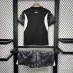 Conjunto Niño AC Milán Negro 2024-2025 dorsal