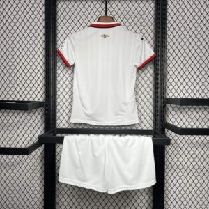 Conjunto Niño AC Milán Segunda Equipacion 2024-2025 dorsal