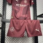 Conjunto Niño Manchester City Tercera Equipacion 2024-2025 parte baja
