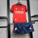 Conjunto Niño Osasuna Primera Equipacion 2024-2025 parte delantera