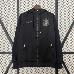 Cortaviento Corinthians Negro 2024-2025