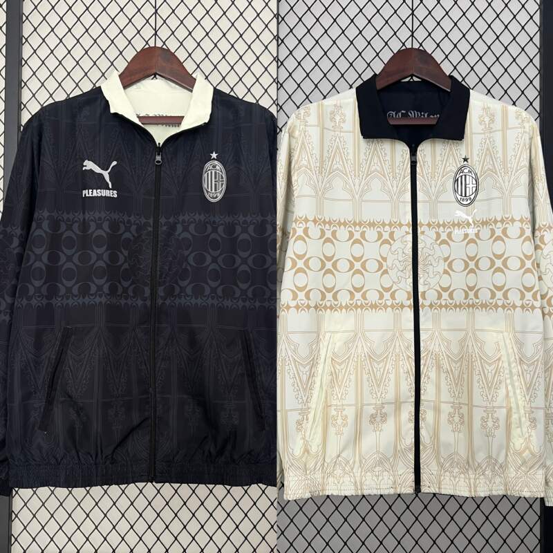 Cortaviento Reversible AC Milan 2024-2025 Cortaviento Reversible AC Milan 2024-2025