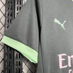 Camiseta AC Milan Tercera Equipacion 2024-2025 puño derecho