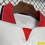 Camiseta Retro Rayo Vallecano Primera Equipacion 2001-2002 cuello