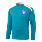 Chandal Atletico de Madrid Azul Gris 2024-2025 parte delantera