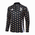 Chandal Juventus Negro 2024-2025 camiseta parte delantera Chandal Juventus Negro 2024-2025 camiseta parte delantera