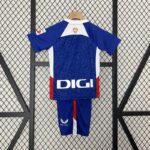 Conjunto Niño Atletico de Bilbao Segunda Equipacion 2024-2025 dorsal