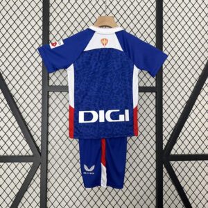 Conjunto Niño Atletico de Bilbao Segunda Equipacion 2024-2025 dorsal