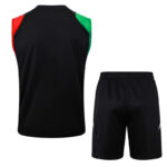 Conjunto de Entrenamiento Arsenal Negro 2024-2025 parte trasera Conjunto de Entrenamiento Arsenal Negro 2024-2025 parte trasera