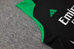 Conjunto de Entrenamiento Arsenal Negro 2024-2025 puño derecho Conjunto de Entrenamiento Arsenal Negro 2024-2025 puño derecho