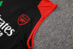 Conjunto de Entrenamiento Arsenal Negro 2024-2025 puño izquierdo Conjunto de Entrenamiento Arsenal Negro 2024-2025 puño izquierdo