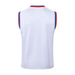 Conjunto de Entrenamiento FC Barcelona Blanco Azul 2024-2025 dorsal